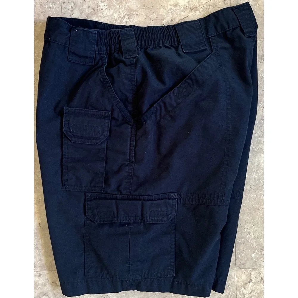 5.11 Tactical Series Mens Black Ripstop Cargo Shorts Size 32 Utility‎ Workwear
